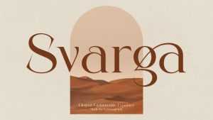 Svarga Font › Fontesk
