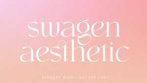 Swagen Aesthetic Font › Fontesk