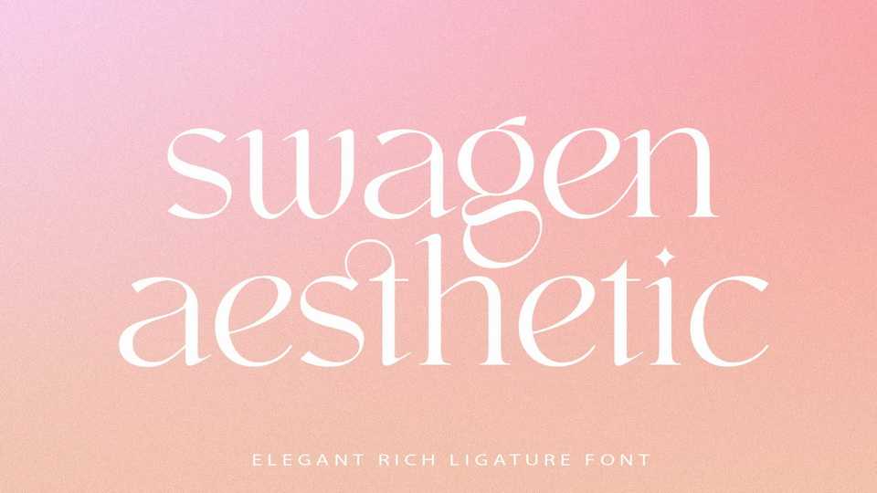 Swagen Aesthetic Font › Fontesk
