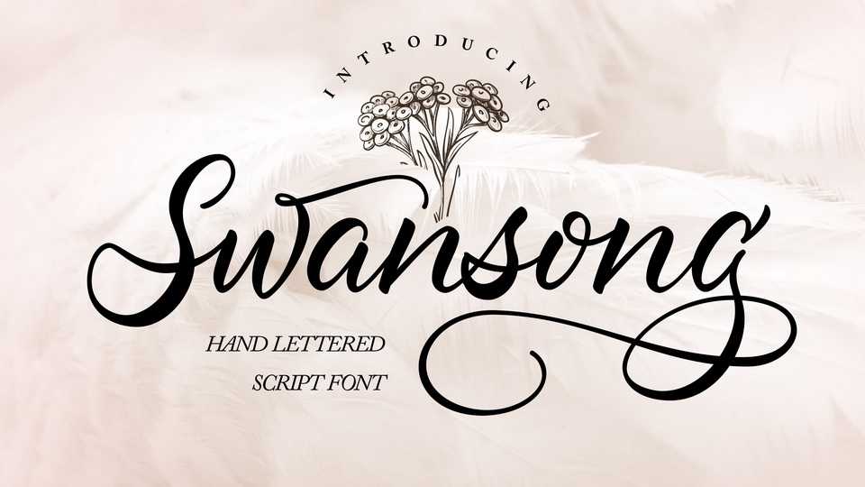 Swansong Script Font › Fontesk