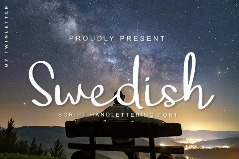Swedish Script Font