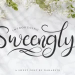 Sweengly - Sweet Script Font