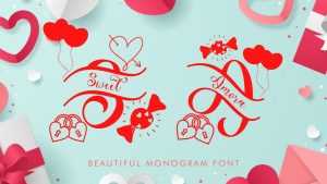 Sweet Amora Monogram Font › Fontesk