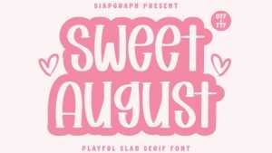 Sweet August Font › Fontesk