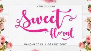 Sweet Floral Font › Fontesk
