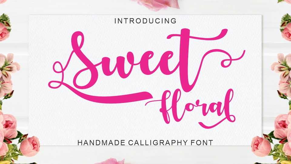 Sweet Floral Font › Fontesk