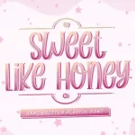 Sweet Like Honey Display Font - Fonte Grátis Sweet Like Honey Display Font