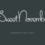 Sweet November Font