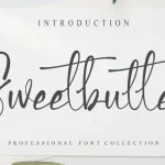 Sweetbutter Script Font - Fonte Grátis Sweetbutter Script Font