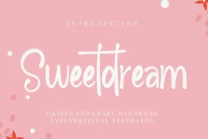 Sweetdream Brush Font