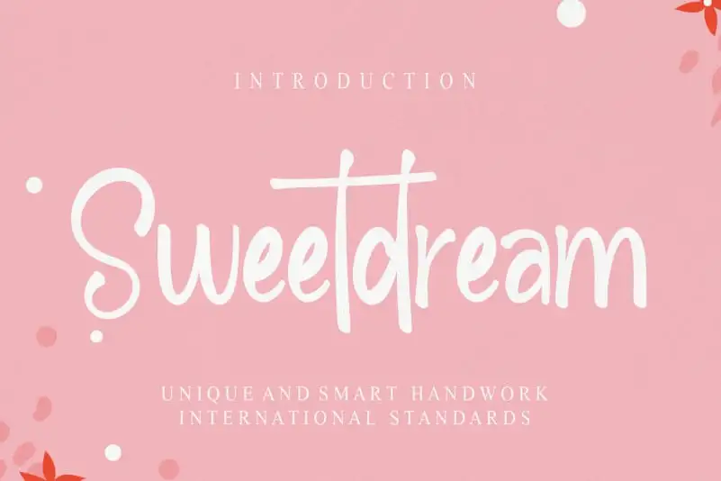 Sweetdream Brush Font
