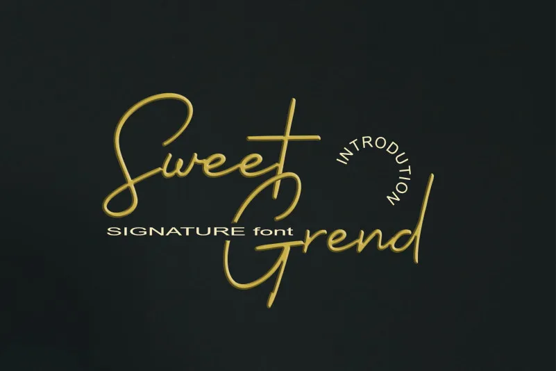 Sweetgrend Font