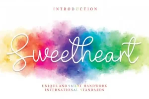 Sweetheart Handwritten Font