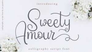 Sweety Amour Script Font › Fontesk