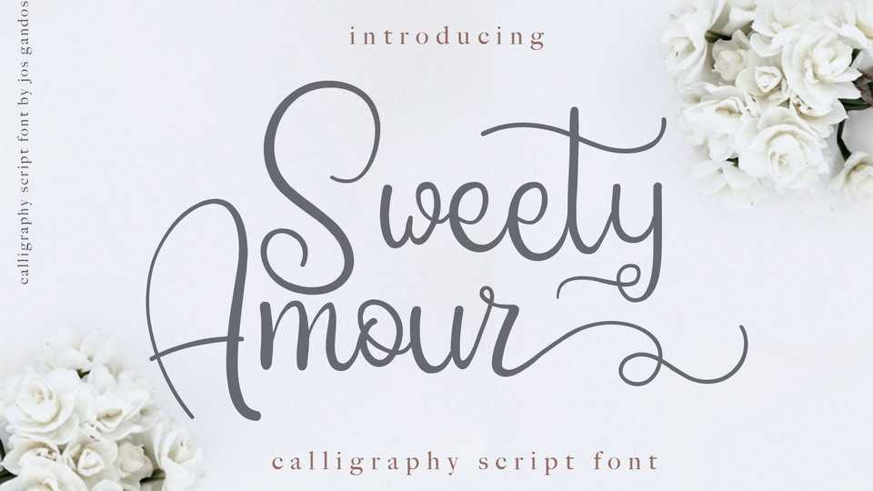 Sweety Amour Script Font › Fontesk