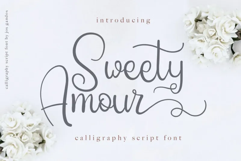 Sweety Amour Script Font