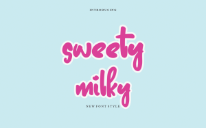 Sweety Milk Font