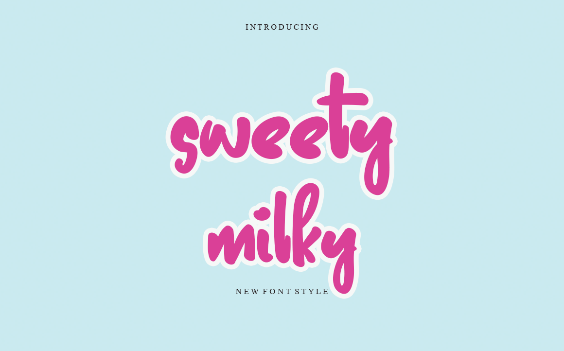 Sweety Milk Font