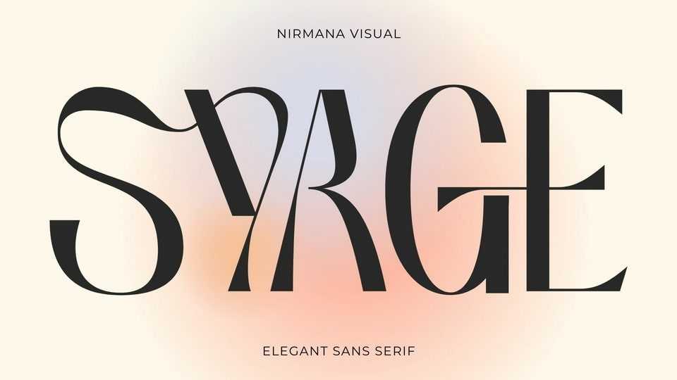 Syage Font › Fontesk