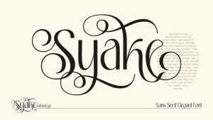 Syake Font › Fontesk