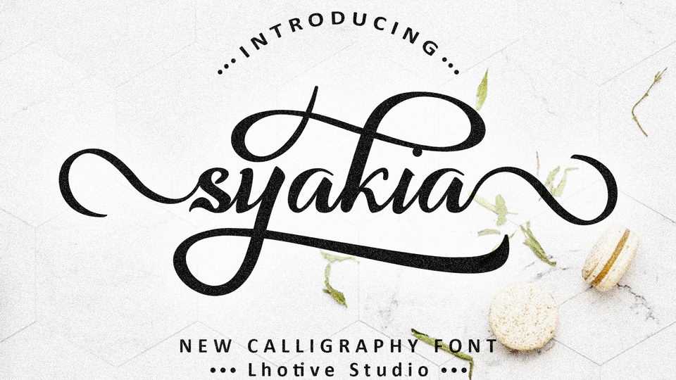 Syakia Font › Fontesk