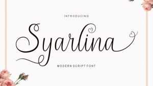 Syarlina Script Font › Fontesk