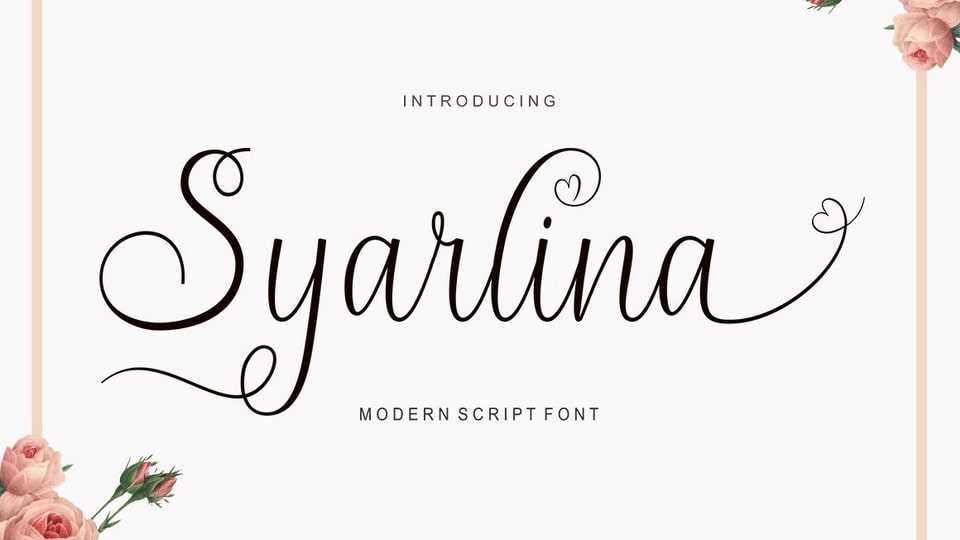 Syarlina Script Font › Fontesk