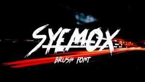 Syemox Font › Fontesk