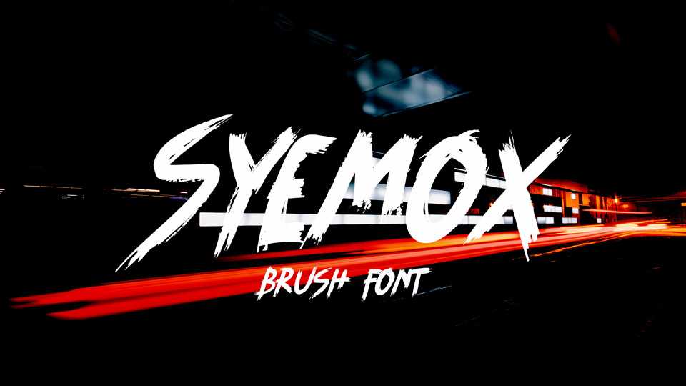 Syemox Font › Fontesk