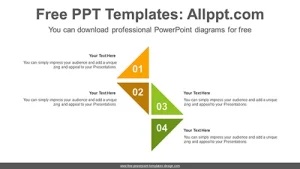 Symmetric triangle PowerPoint Diagram Template