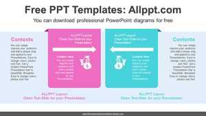 Symmetrical Banner Diagram Template
