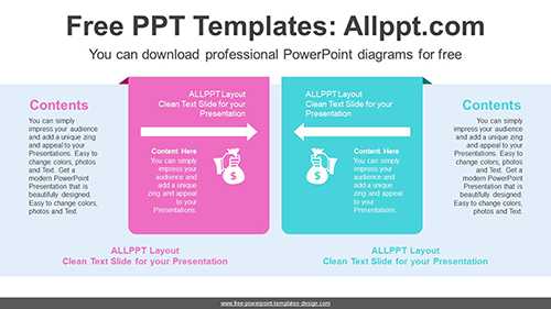 Symmetrical Banner Diagram Template