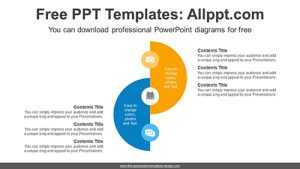 Symmetrical semicircle PowerPoint Diagram