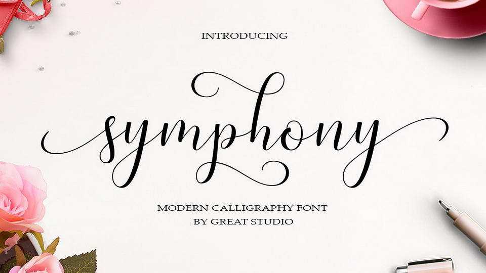Symphony Script Font › Fontesk