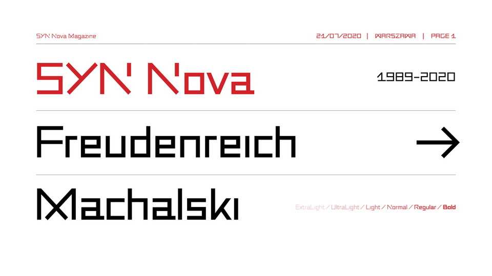SYN Nova Font Family › Fontesk