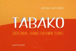 Tabako Free Font