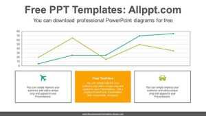 Table line charts PowerPoint Diagram