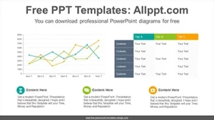 Table line charts PowerPoint Diagram Template
