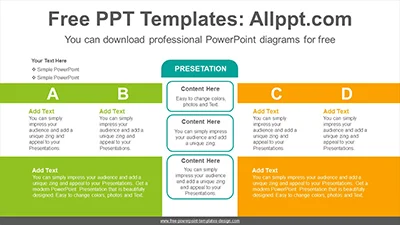 Table type banner PowerPoint Diagram Template