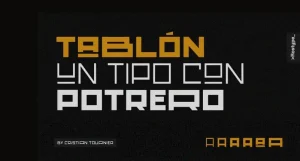 Tablón Display Font