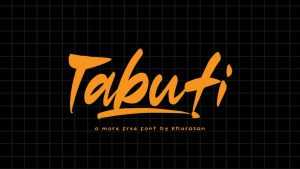 Tabuti Font › Fontesk