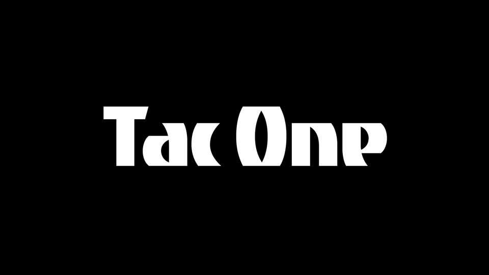 Tac One Font › Fontesk