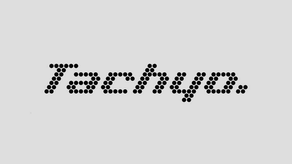 Tachyo Font › Fontesk