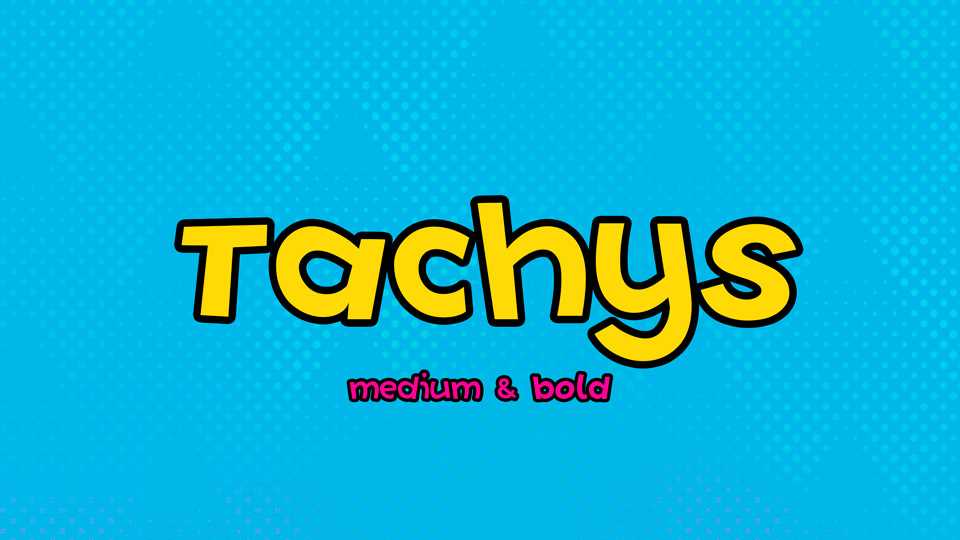 Tachys Font Family › Fontesk