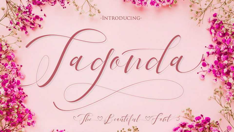 Tagonda Script Font › Fontesk
