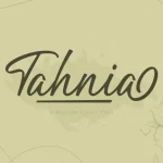 Tahnia Script Font