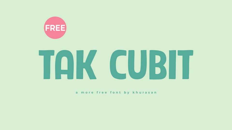 Tak Cubit Font › Fontesk