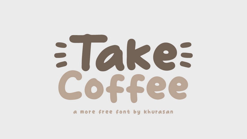Take Coffee Font › Fontesk