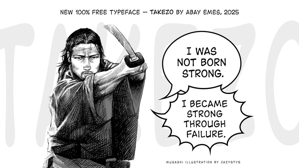 Takezo Font › Fontesk