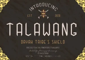 Talawang Display Font